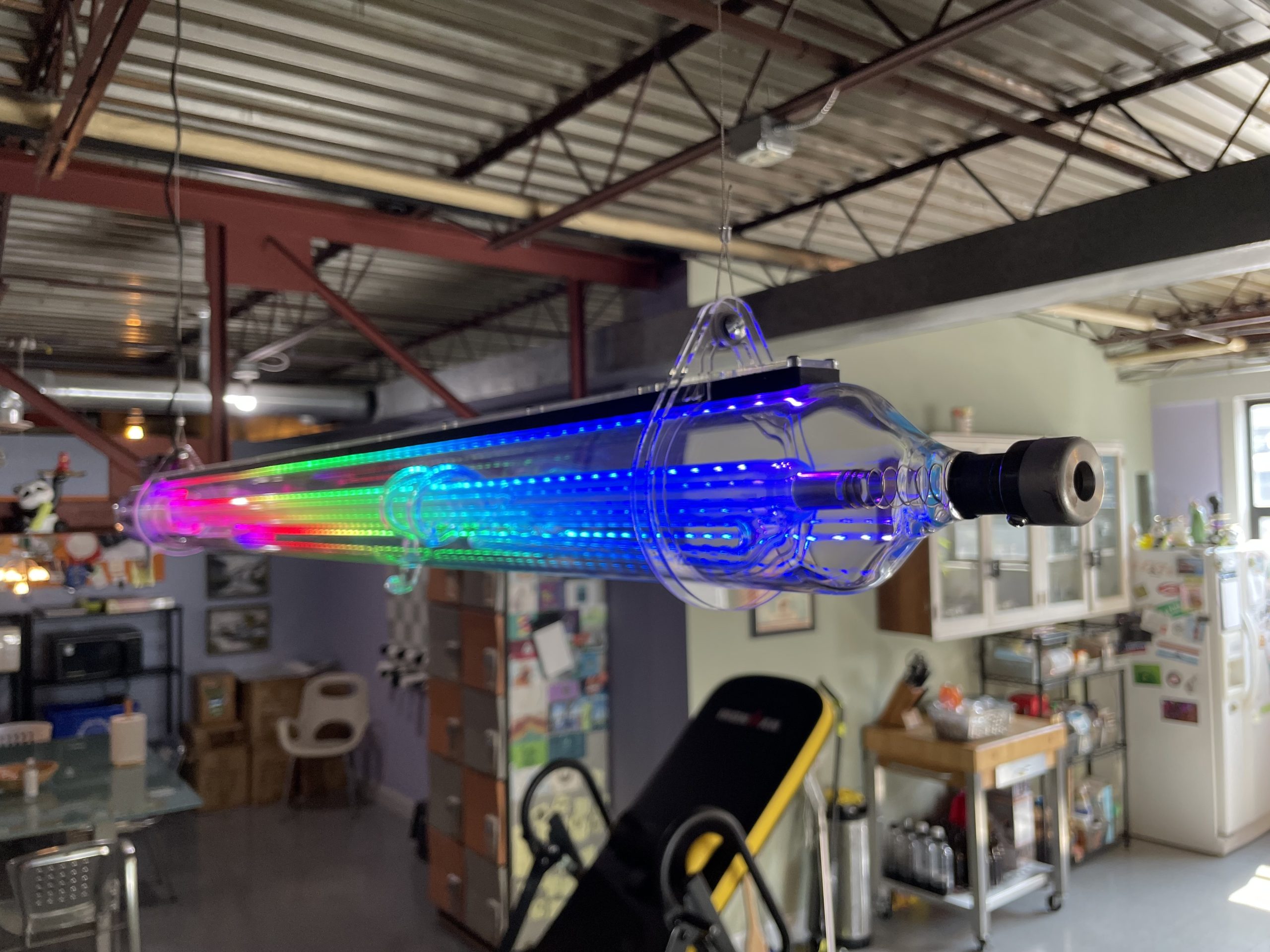 Read more about the article Repurposed Laser Tube Lamp